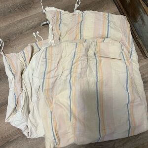 Striped Pastel Duvet Cover